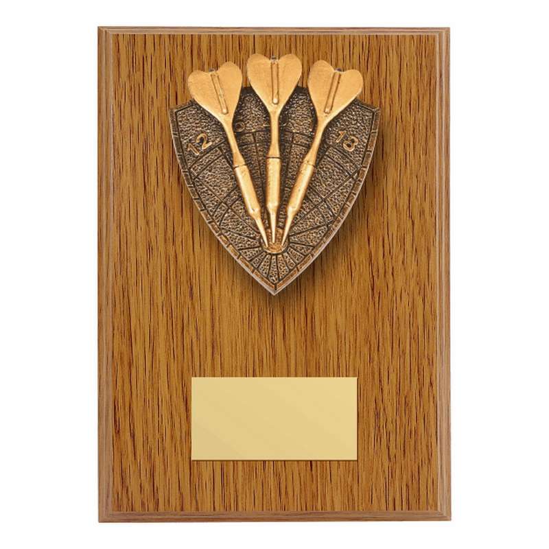 Stylish Plaque Awards for Darts Enthusiasts